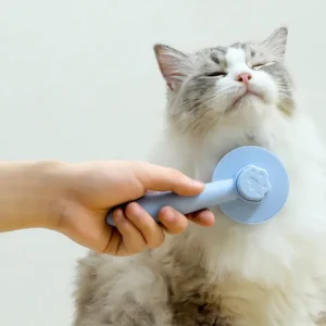 Shinka Trellunda-kun Silicone Brush for Cats, Short Hair
